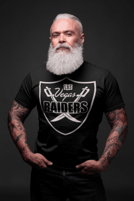 Las Vegas Raiders Shield Black T-Shirt