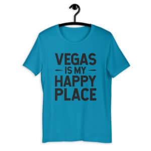 Vegas is My Happy Place Premium Short-Sleeve Unisex T-Shirt
