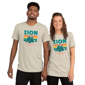 Zion National Park Premium Tri-Blend Short sleeve t-shirt