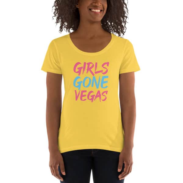 Girls Gone Vegas Ladies’ Scoopneck T-Shirt