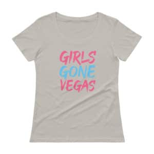 Girls Gone Vegas Ladies’ Scoopneck T-Shirt